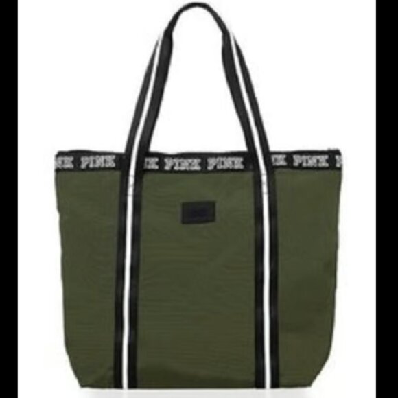 PINK Victoria's Secret Handbags - New VS PINK  Zip Tote Shoulder Bag